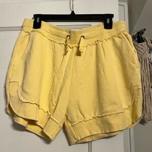 Yellow Women's Shorts